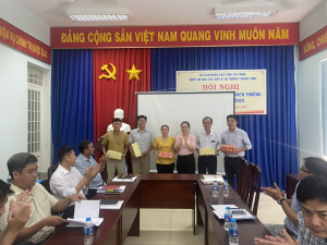 Công Đoàn Ban quản lý dự án tổ chức sinh nhật cho viên chức người người lao động, có tháng sinh nhật nằm trong quý