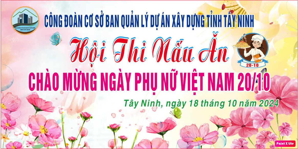 Công đoàn Ban Quản lý dự án đầu tư xây dựng tỉnh Tây Ninh tổ chức họp mặt kỷ niệm 94 năm ngày thành lập Hội Liên hiệp Phụ nữ Việt Nam và Ngày phụ nữ Việt Nam 20-10